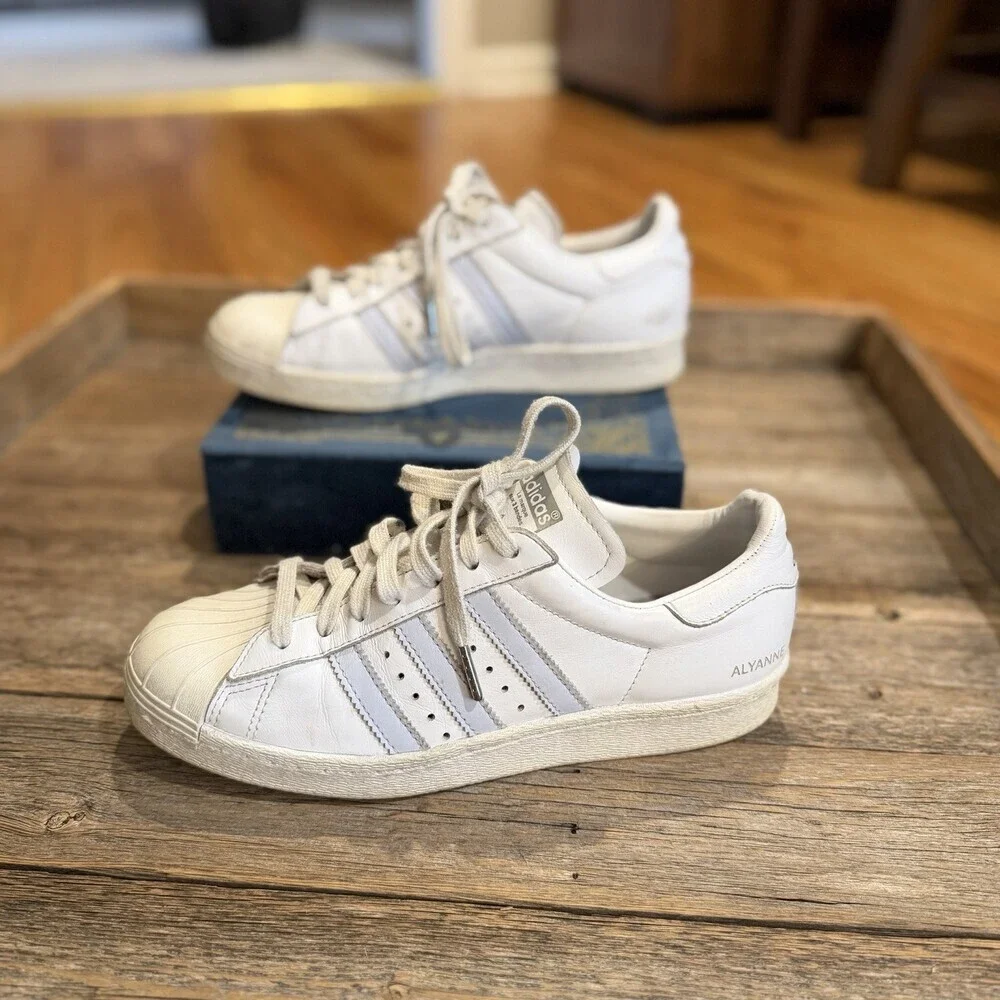 Adidas Superstar mi adidas B94463 Custom “Alyanne” White Blue Men’s 8
